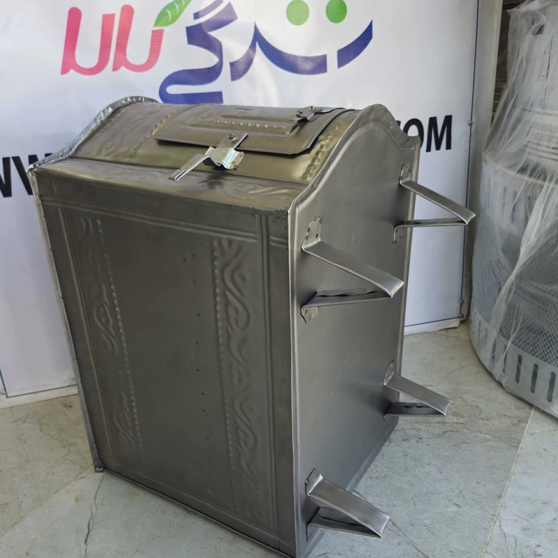 بخاری هیزمی سهکاره بزرگ کبابپزدار