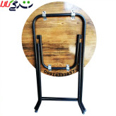 میز تاشو گرد نهارخوری کافه و رستوران قطر ۶۰ MDF درجه ۱