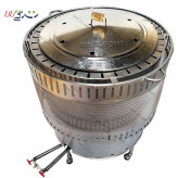 تنور گازی گرد استوانهای سایز 70 توری دار (6 نانه)