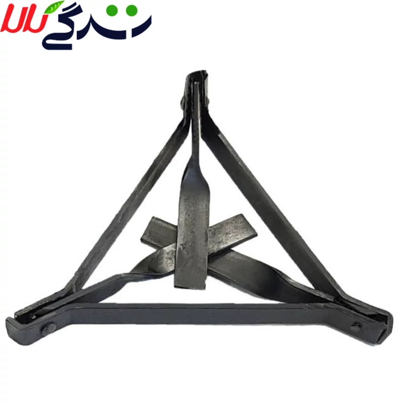 سه پایه تاشو آتشی و سفری آهنی کوچک