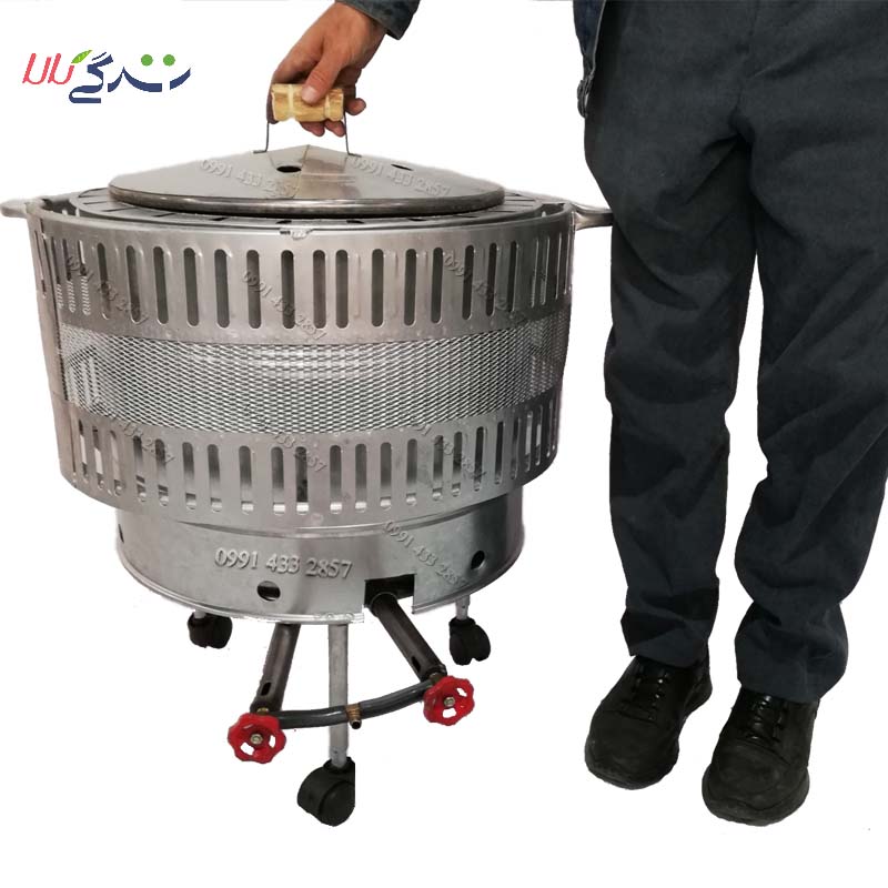 تنور گازی استوانه ای پخت نان سایز 40