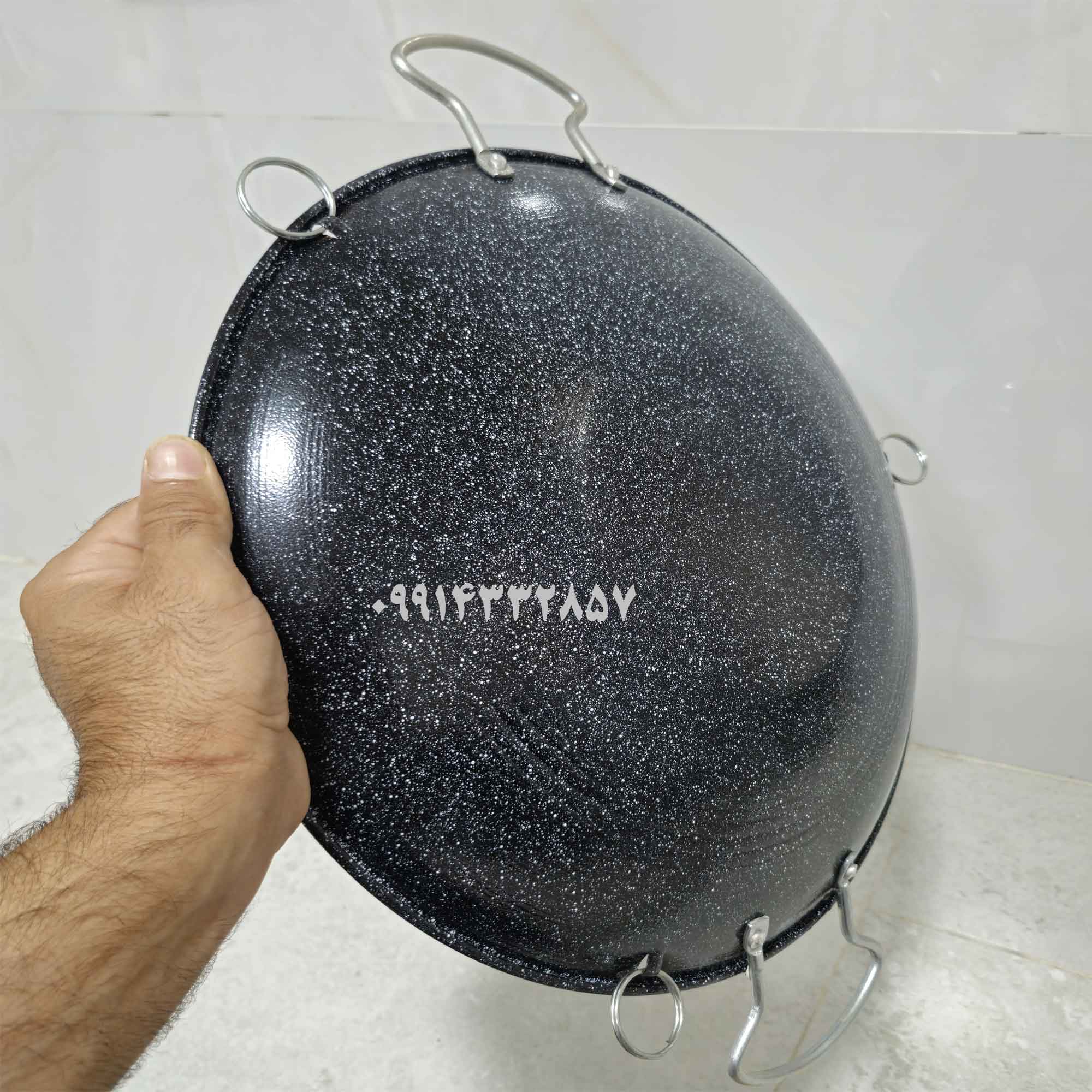 ست ساج و سه پایه گرانیتی سفری ۳۷ سانتی (سایز متوسط)