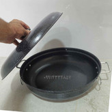 ساج سفری و سه پایه سرخپوستی گرانیتی دربدار سایز متوسط