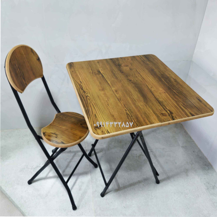 میز کتابی تاشو مسافرتی ۴ نفره سایز 70