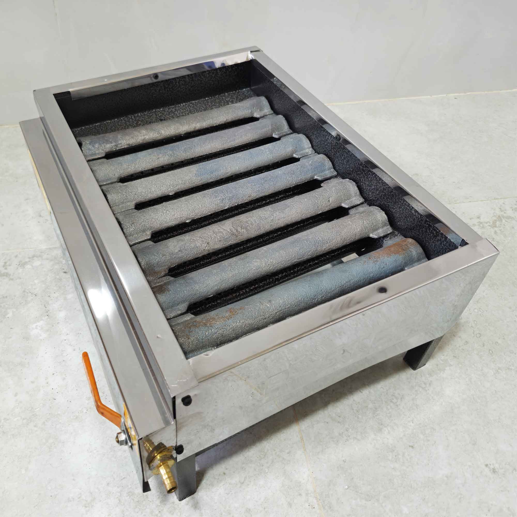 کباب پز گازی استیل 7 شعله سایز متوسط