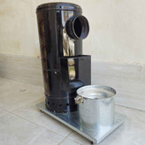 بخاری نفتی گازوئیلی کوره چدنی سایز ۸۵ لعابی